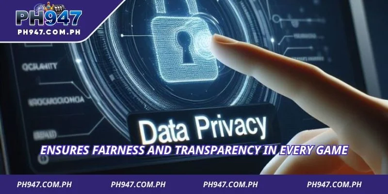 Ensures fairness and transparency in every game