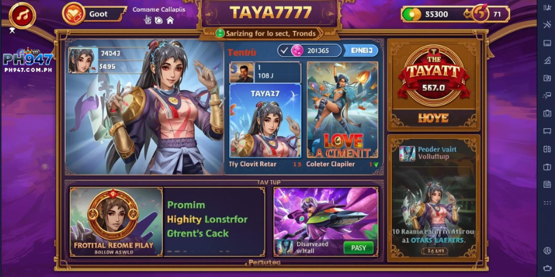 This image illustrates a typical interface of reward-based games with easy navigation and reward tracking.